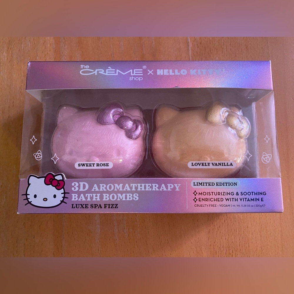 The Creme Shop X Hello Kitty 3D Aromatherapy Bath Bombs